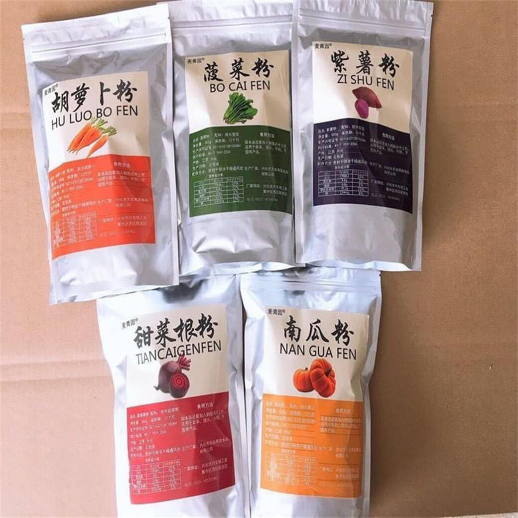 Hot Sale Us Trade 500g Organic Strawberry Red Beet Spinach Pumpkin Carrot Extract Powder