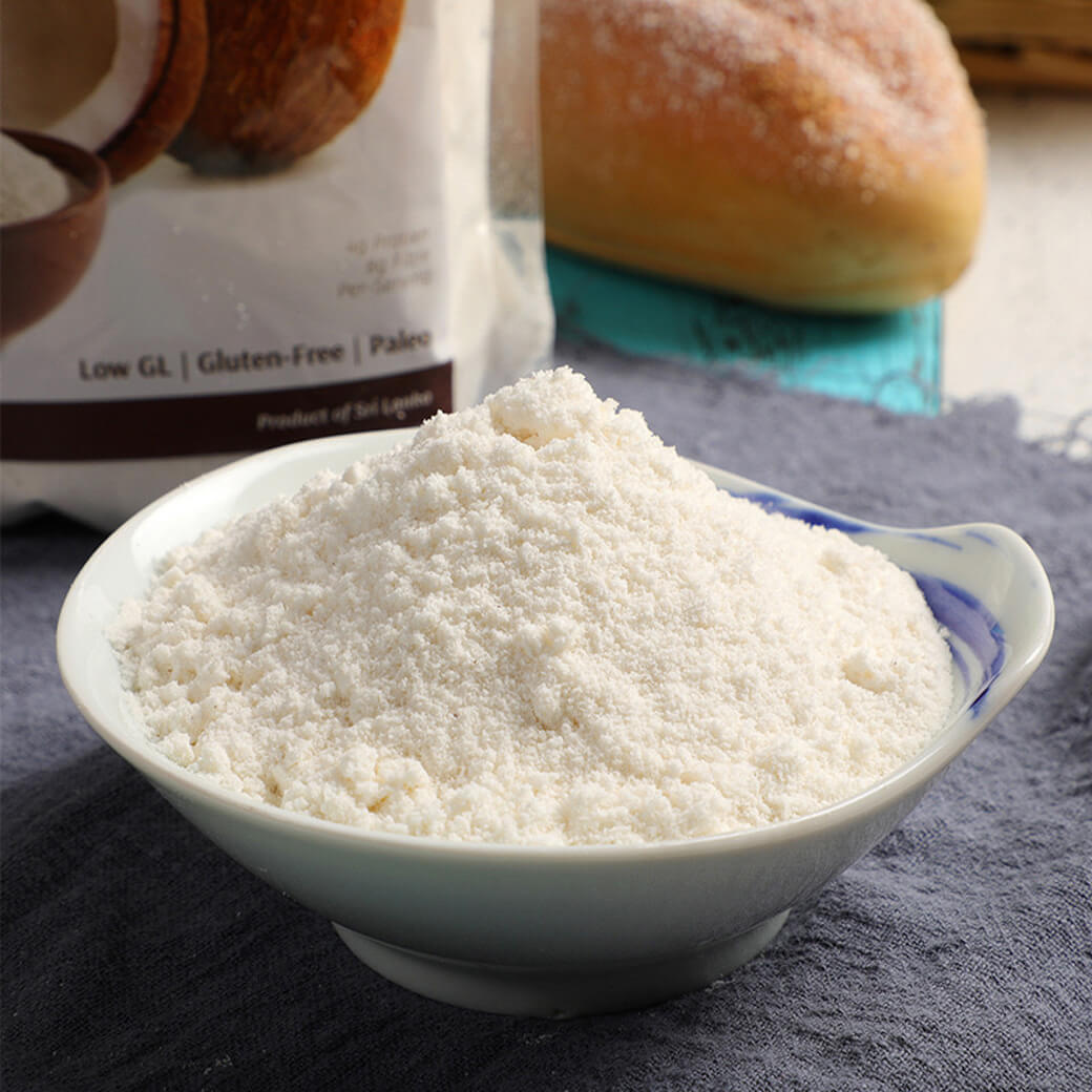 Wholesale Food Grade White 100% Organic Natural Desiccated Coconut Flour Powder